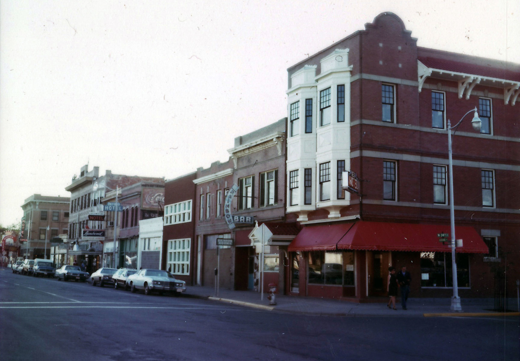 Montana Avenue looking west, 1976